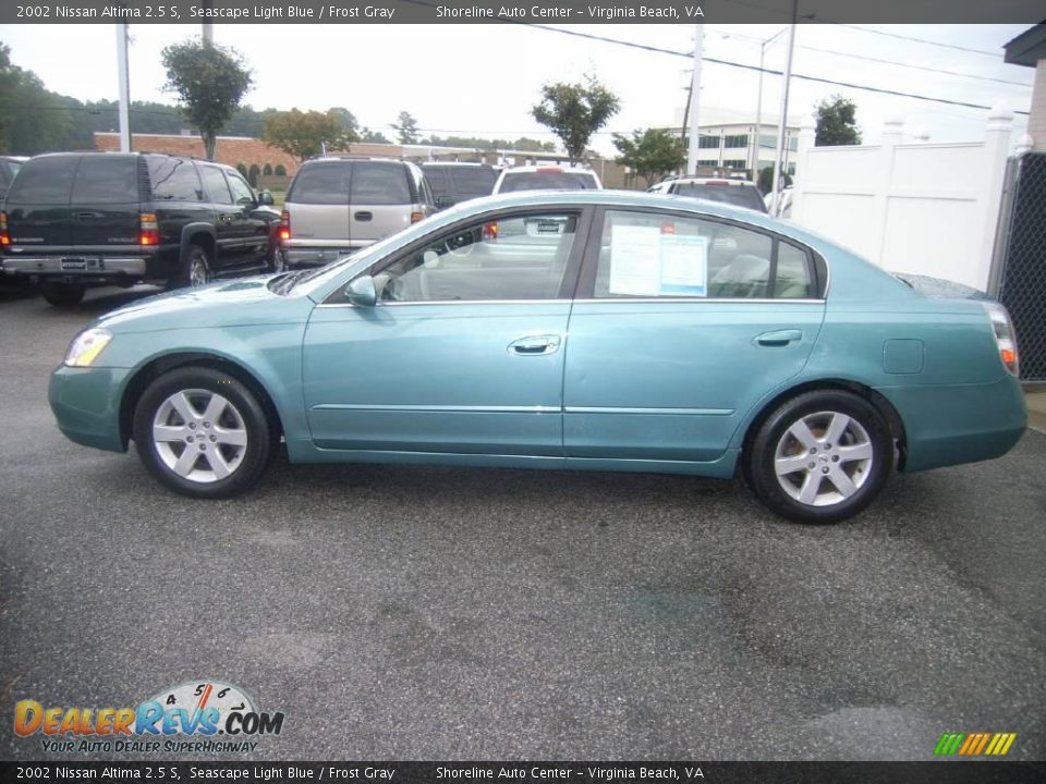 2002 Nissan Altima 2.5 S Seascape Light Blue / Frost Gray Photo #3