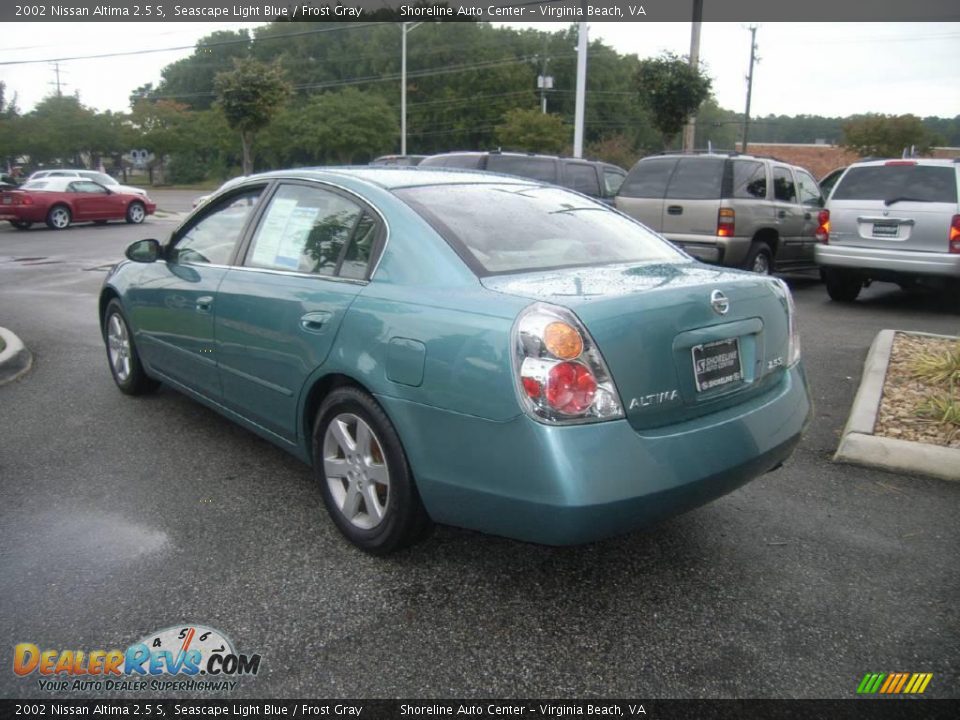 2002 Nissan Altima 2.5 S Seascape Light Blue / Frost Gray Photo #4