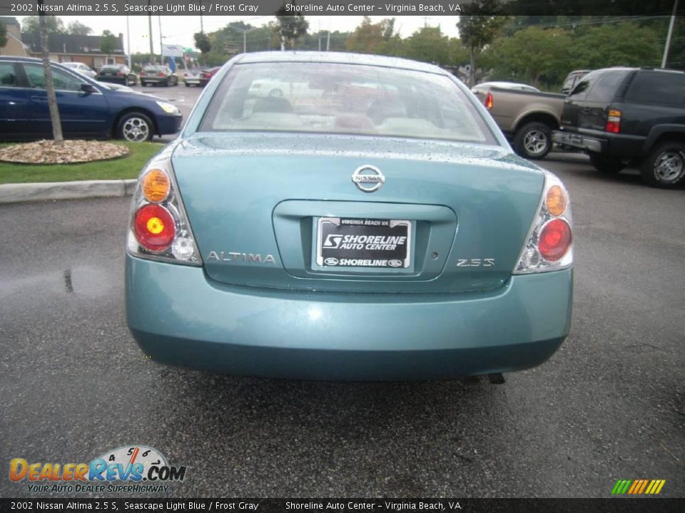 2002 Nissan Altima 2.5 S Seascape Light Blue / Frost Gray Photo #5