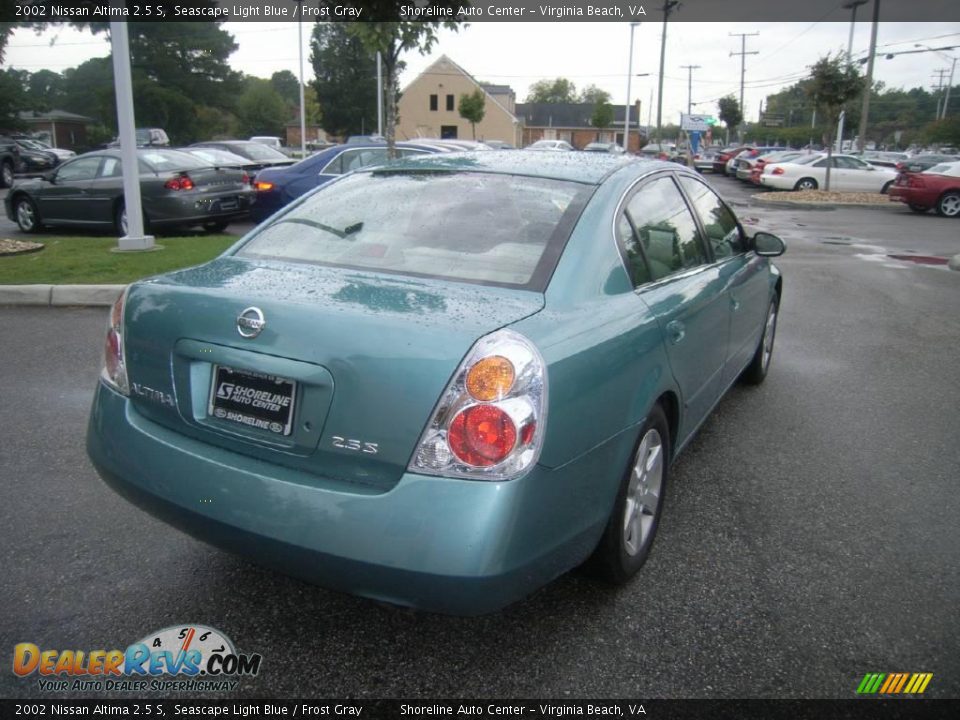 2002 Nissan Altima 2.5 S Seascape Light Blue / Frost Gray Photo #6