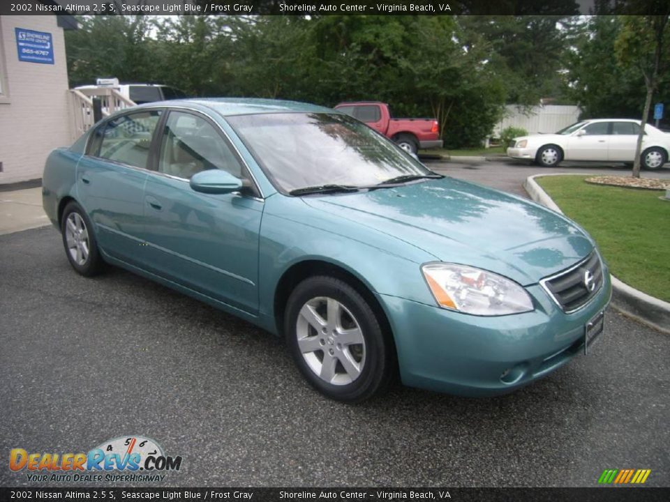 2002 Nissan Altima 2.5 S Seascape Light Blue / Frost Gray Photo #8