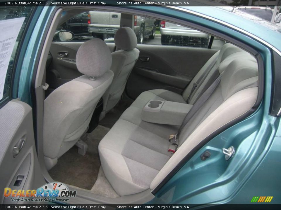 2002 Nissan Altima 2.5 S Seascape Light Blue / Frost Gray Photo #11