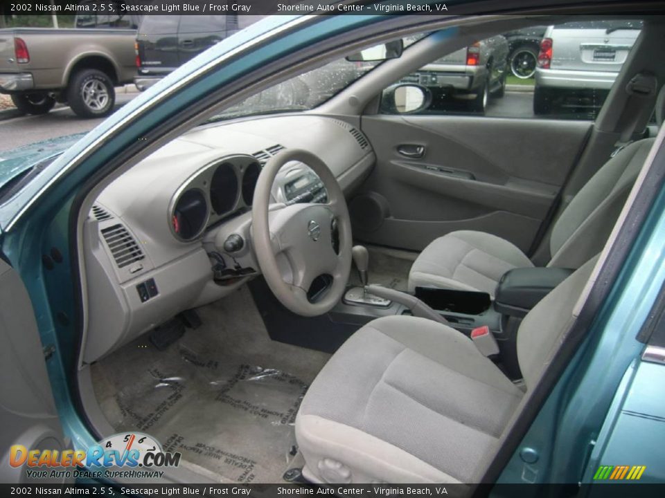 2002 Nissan Altima 2.5 S Seascape Light Blue / Frost Gray Photo #12
