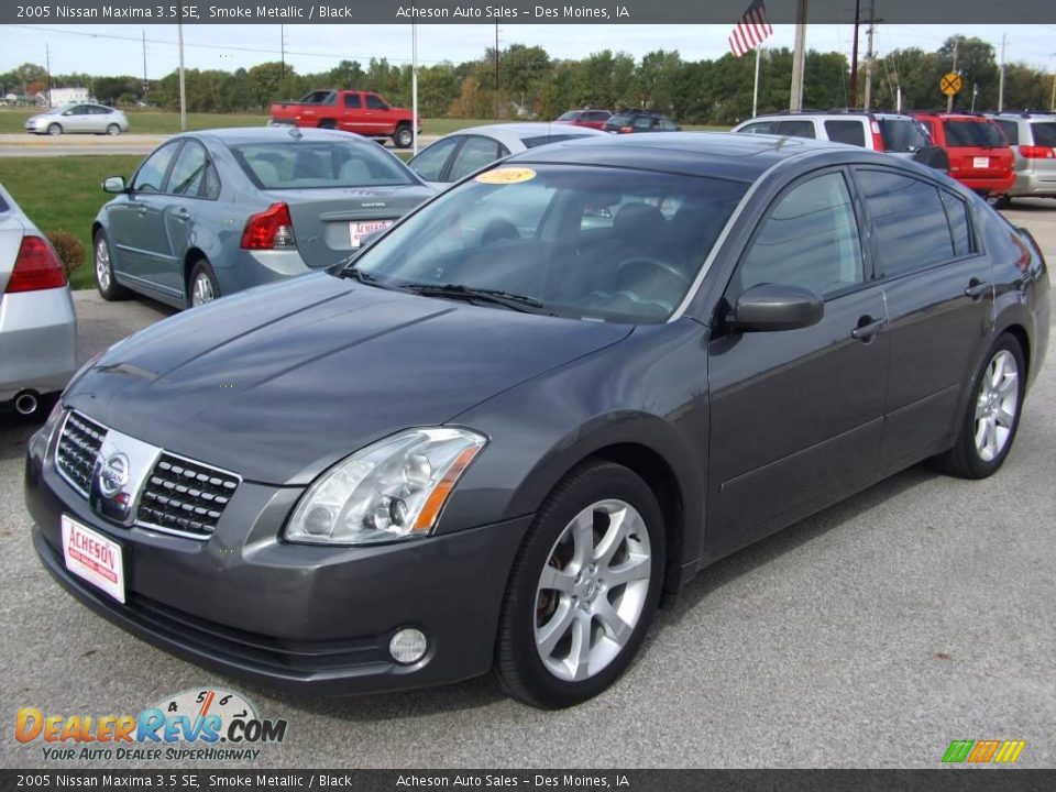 2005 Nissan Maxima 3.5 SE Smoke Metallic / Black Photo #1