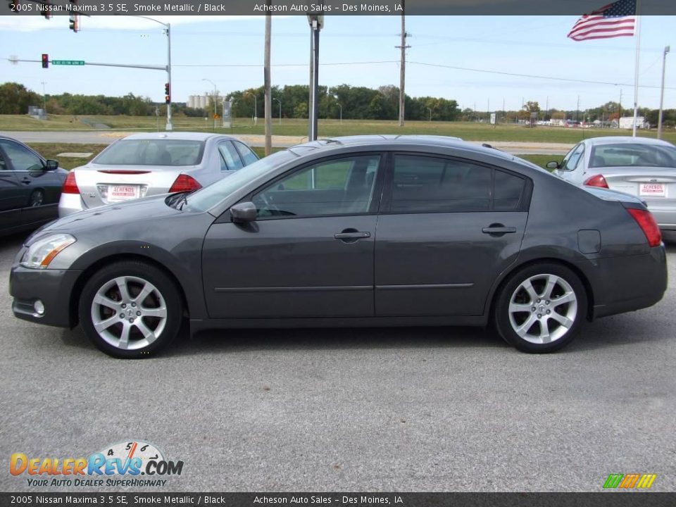 2005 Nissan Maxima 3.5 SE Smoke Metallic / Black Photo #2