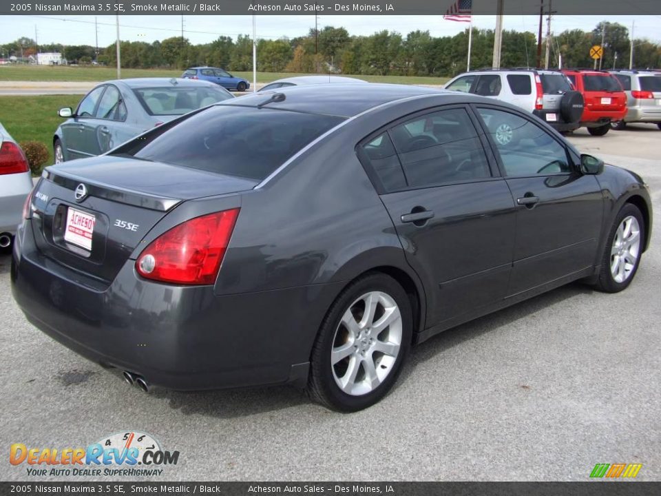 2005 Nissan Maxima 3.5 SE Smoke Metallic / Black Photo #6