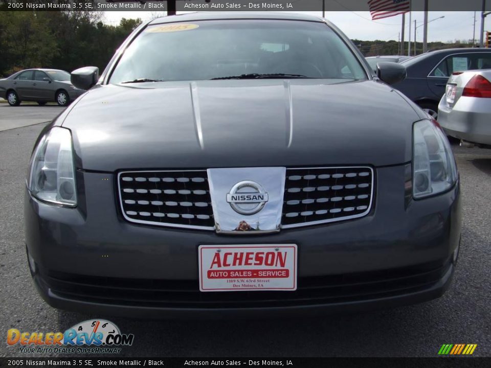 2005 Nissan Maxima 3.5 SE Smoke Metallic / Black Photo #9
