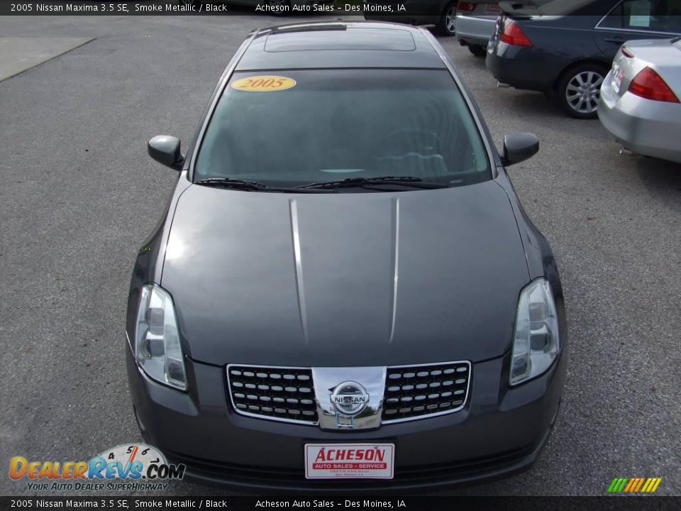 2005 Nissan Maxima 3.5 SE Smoke Metallic / Black Photo #10