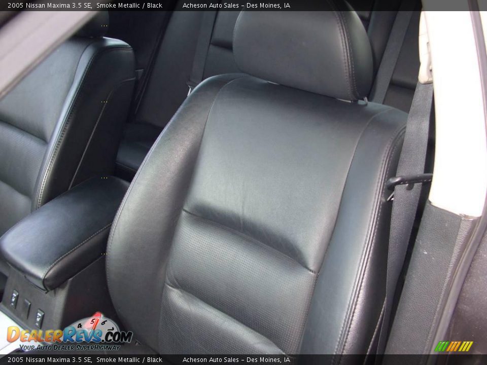 2005 Nissan Maxima 3.5 SE Smoke Metallic / Black Photo #13