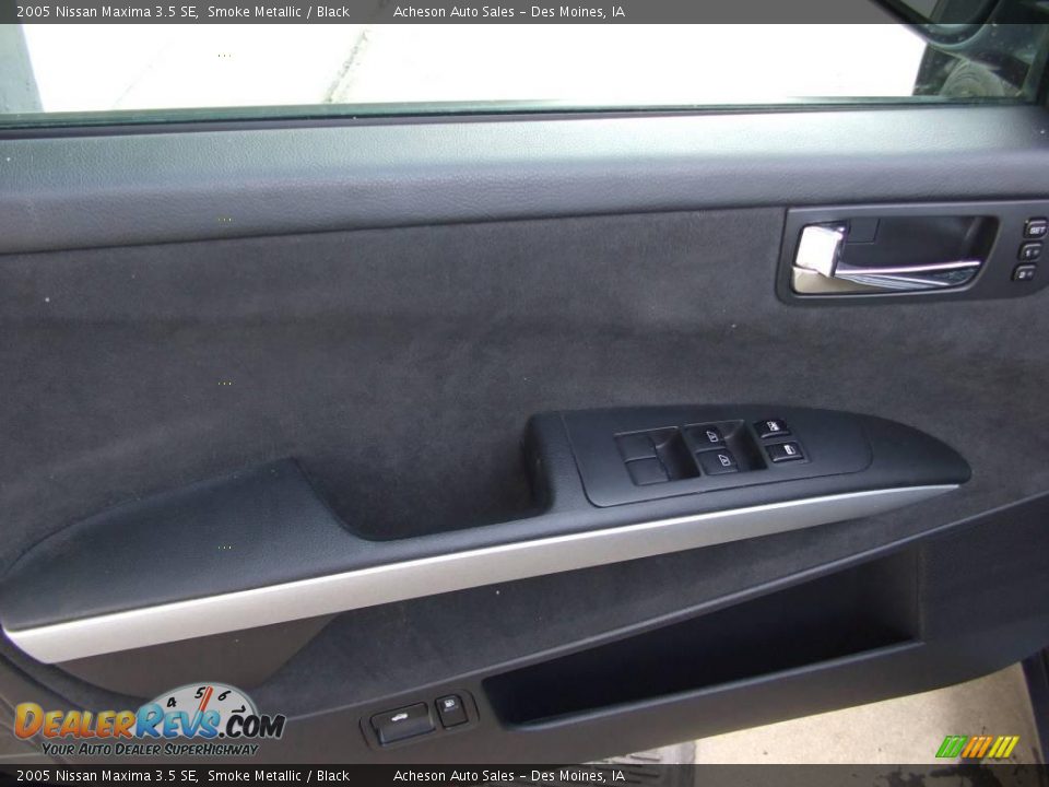 2005 Nissan Maxima 3.5 SE Smoke Metallic / Black Photo #18