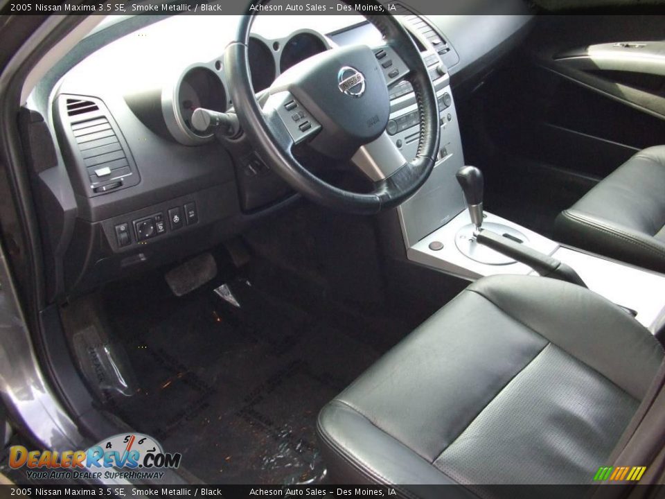 2005 Nissan Maxima 3.5 SE Smoke Metallic / Black Photo #21
