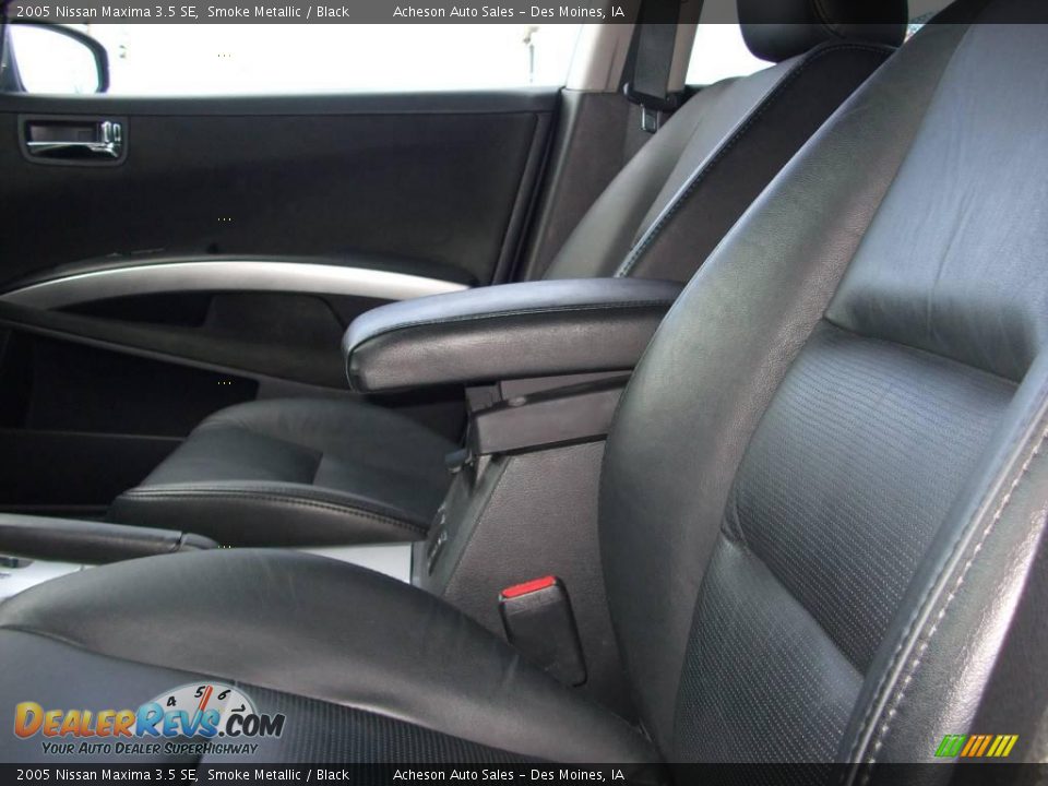 2005 Nissan Maxima 3.5 SE Smoke Metallic / Black Photo #22