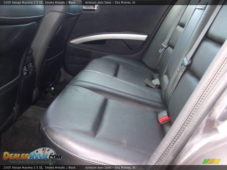 2005 Nissan Maxima 3.5 SE Smoke Metallic / Black Photo #23