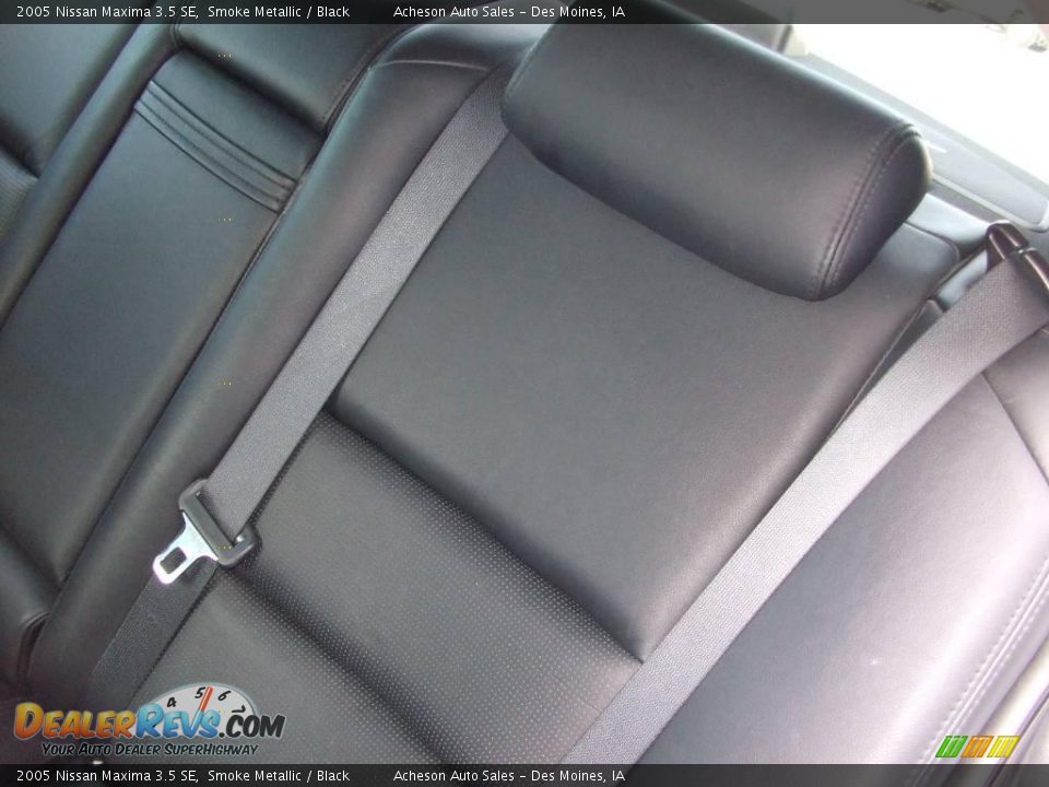 2005 Nissan Maxima 3.5 SE Smoke Metallic / Black Photo #25