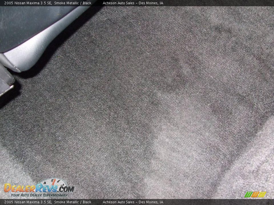 2005 Nissan Maxima 3.5 SE Smoke Metallic / Black Photo #28