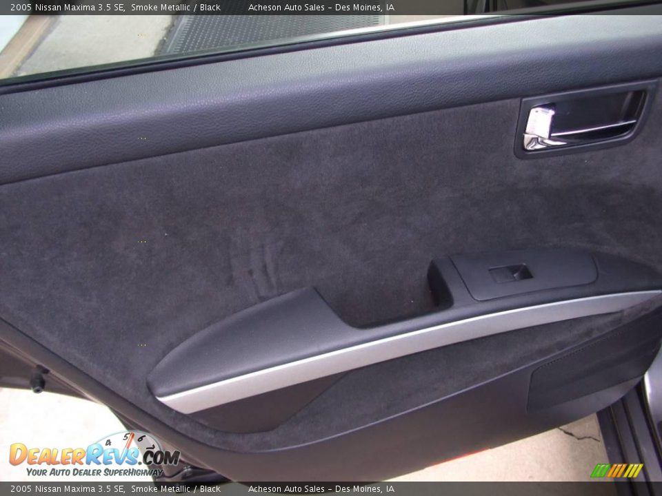 2005 Nissan Maxima 3.5 SE Smoke Metallic / Black Photo #30