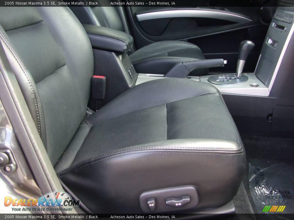 2005 Nissan Maxima 3.5 SE Smoke Metallic / Black Photo #31