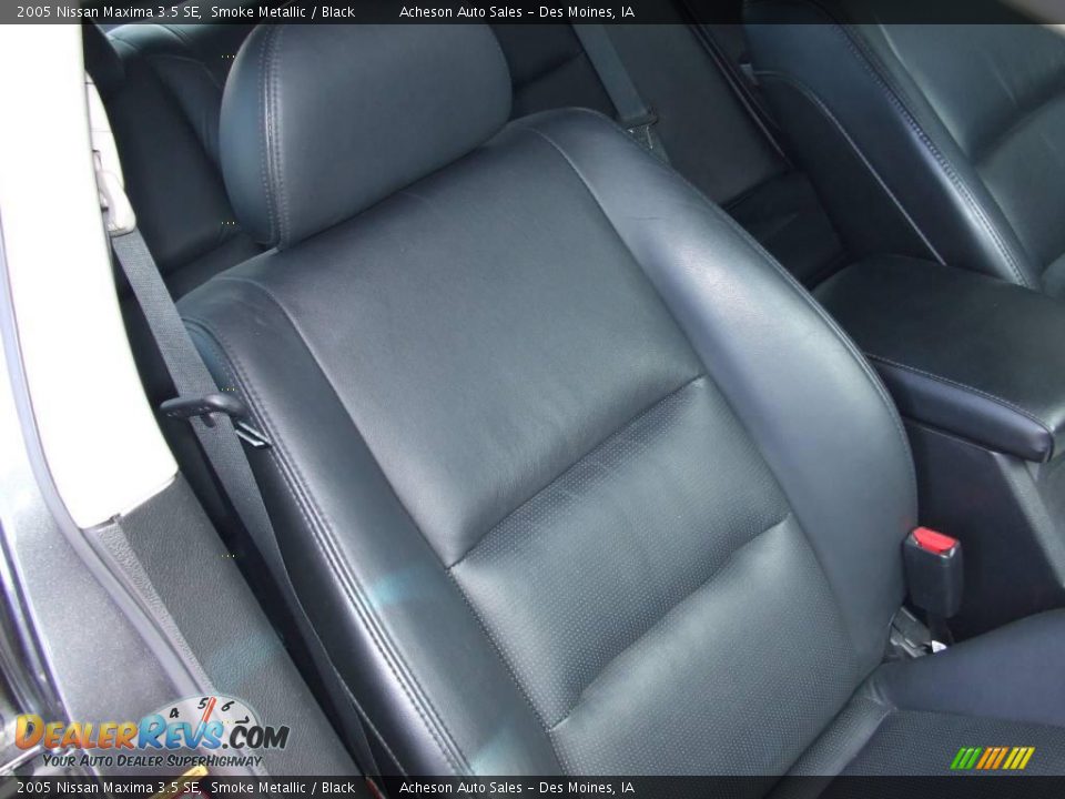 2005 Nissan Maxima 3.5 SE Smoke Metallic / Black Photo #33