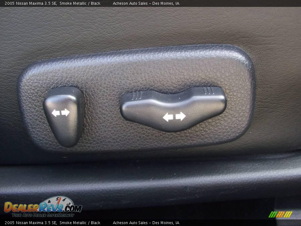2005 Nissan Maxima 3.5 SE Smoke Metallic / Black Photo #34