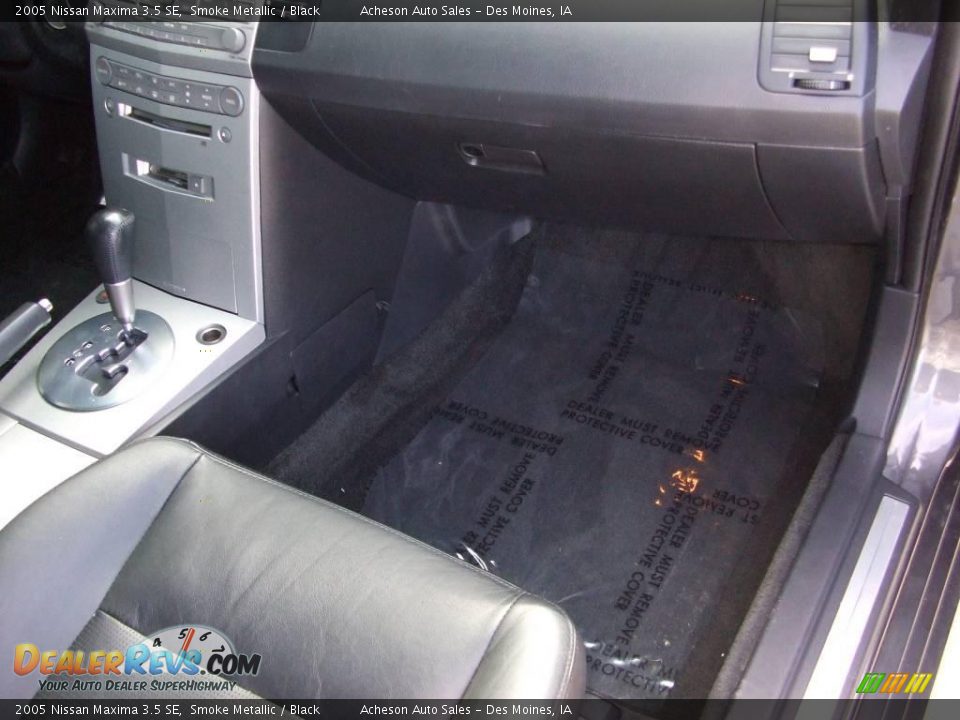 2005 Nissan Maxima 3.5 SE Smoke Metallic / Black Photo #36