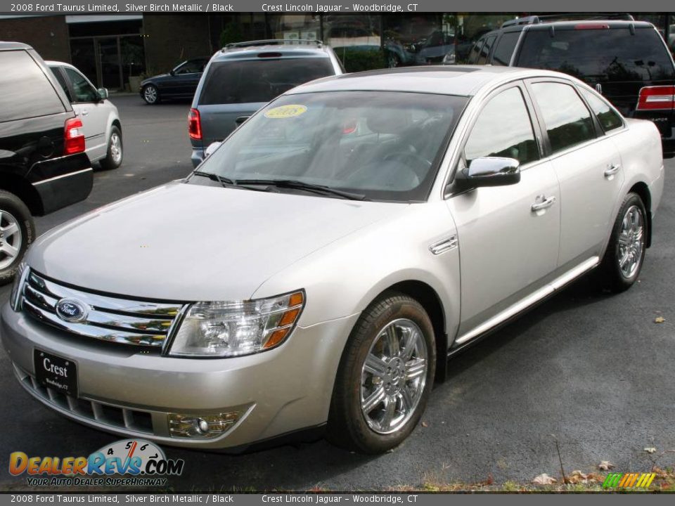 2008 Ford Taurus Limited Silver Birch Metallic / Black Photo #1