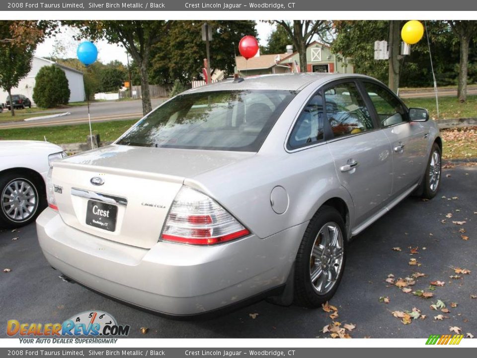 2008 Ford Taurus Limited Silver Birch Metallic / Black Photo #5