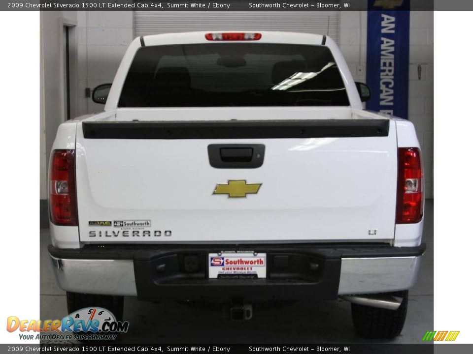 2009 Chevrolet Silverado 1500 LT Extended Cab 4x4 Summit White / Ebony Photo #3