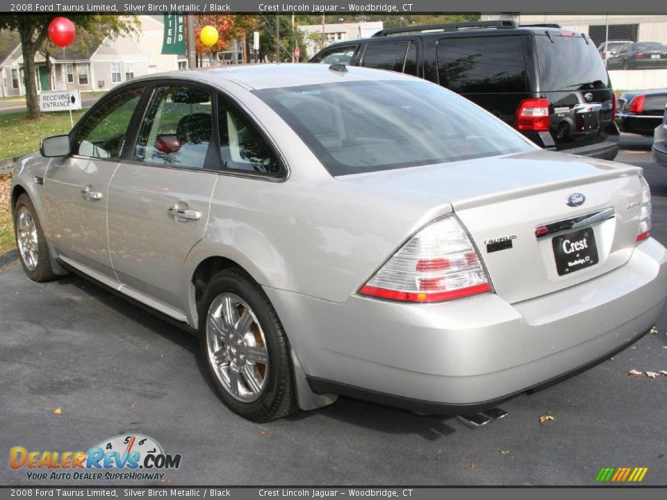 2008 Ford Taurus Limited Silver Birch Metallic / Black Photo #8