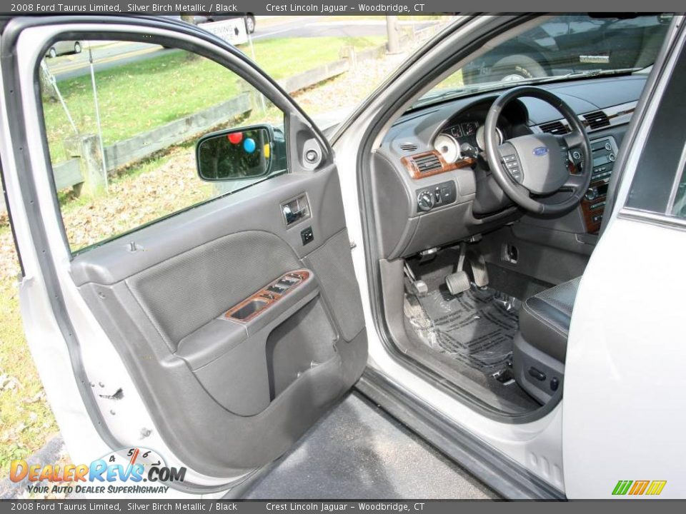 2008 Ford Taurus Limited Silver Birch Metallic / Black Photo #10