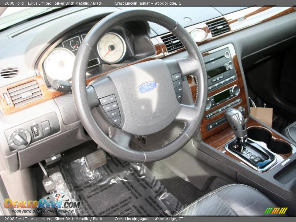 2008 Ford Taurus Limited Silver Birch Metallic / Black Photo #11