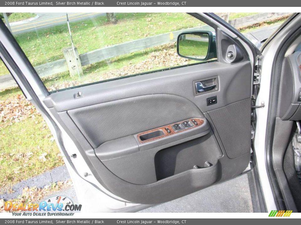 2008 Ford Taurus Limited Silver Birch Metallic / Black Photo #12