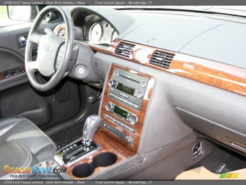 2008 Ford Taurus Limited Silver Birch Metallic / Black Photo #14