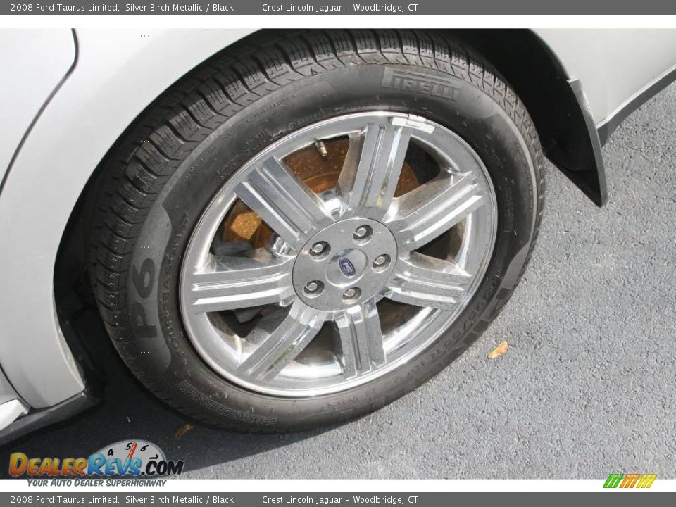 2008 Ford Taurus Limited Silver Birch Metallic / Black Photo #15