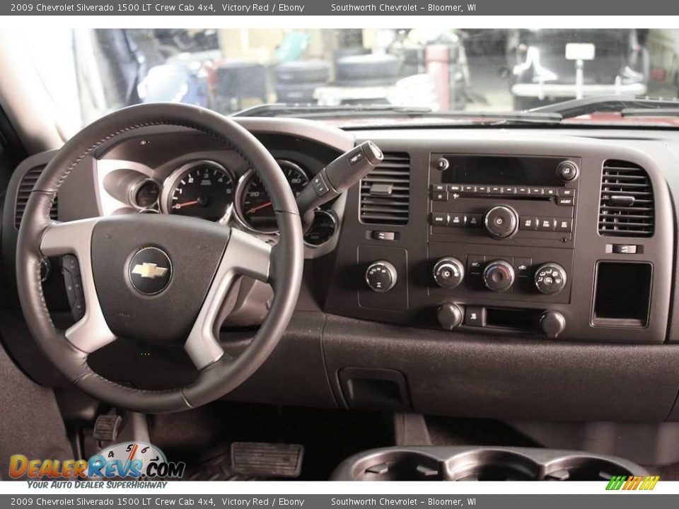 2009 Chevrolet Silverado 1500 LT Crew Cab 4x4 Victory Red / Ebony Photo #6