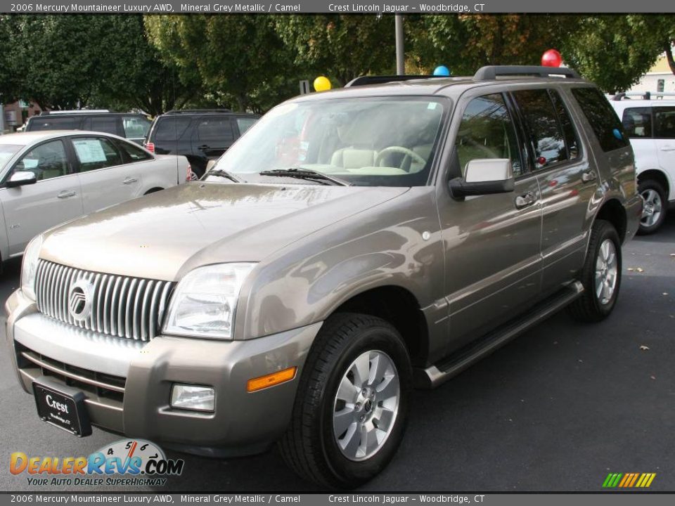 2006 Mercury Mountaineer Luxury AWD Mineral Grey Metallic / Camel Photo #1