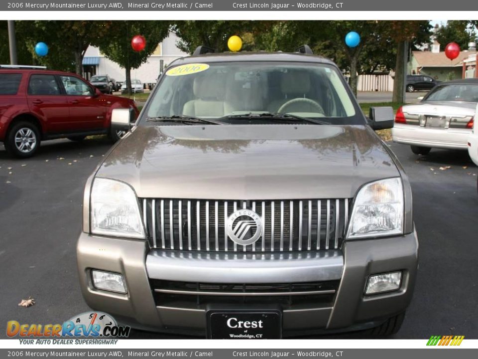 2006 Mercury Mountaineer Luxury AWD Mineral Grey Metallic / Camel Photo #2