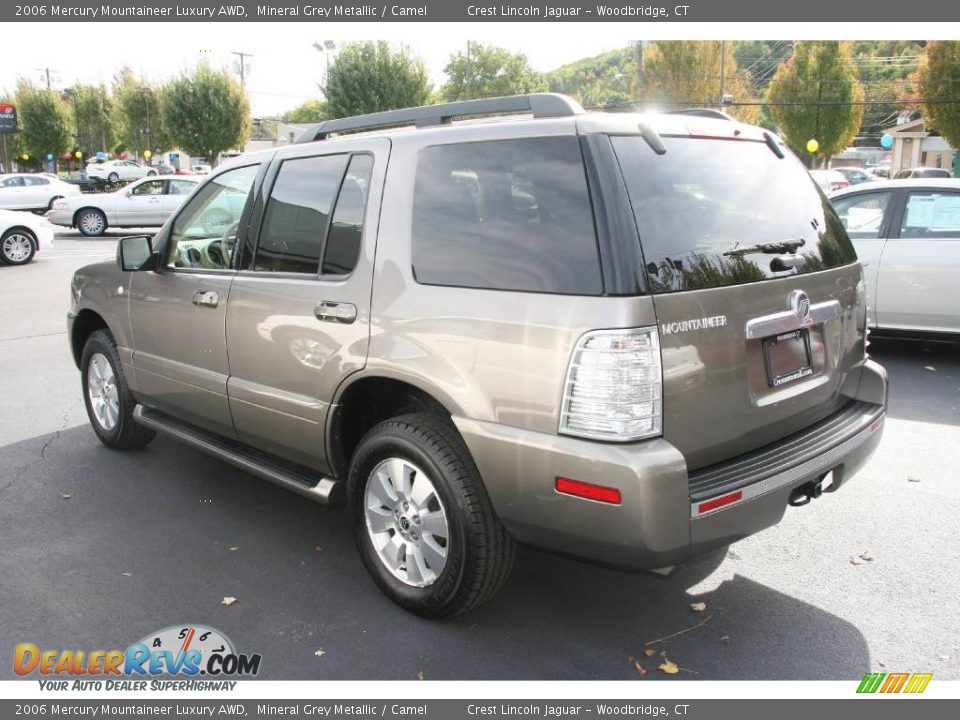 2006 Mercury Mountaineer Luxury AWD Mineral Grey Metallic / Camel Photo #8