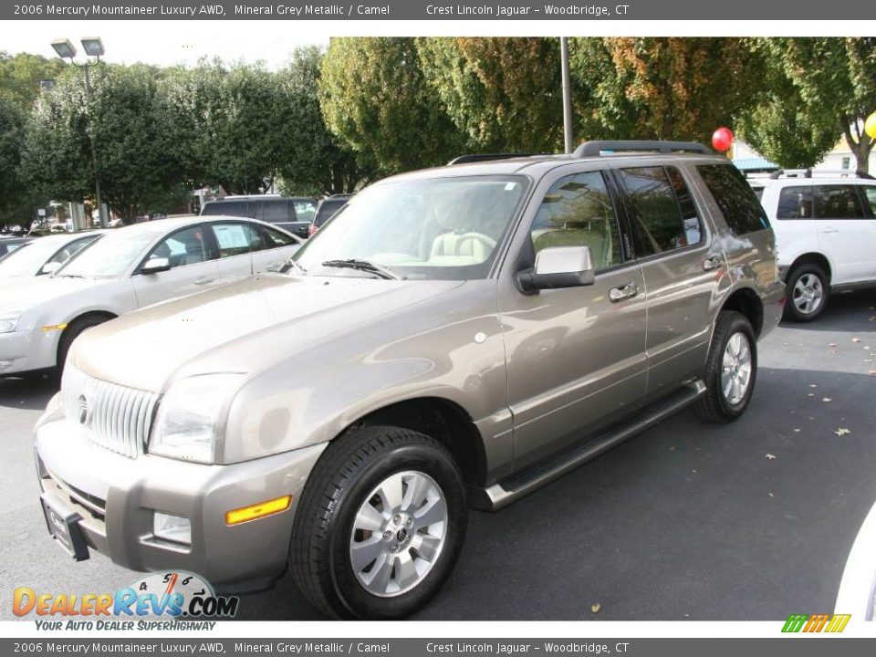2006 Mercury Mountaineer Luxury AWD Mineral Grey Metallic / Camel Photo #9