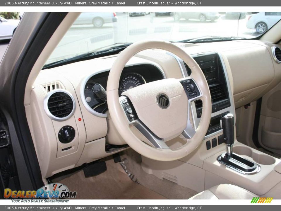 2006 Mercury Mountaineer Luxury AWD Mineral Grey Metallic / Camel Photo #11