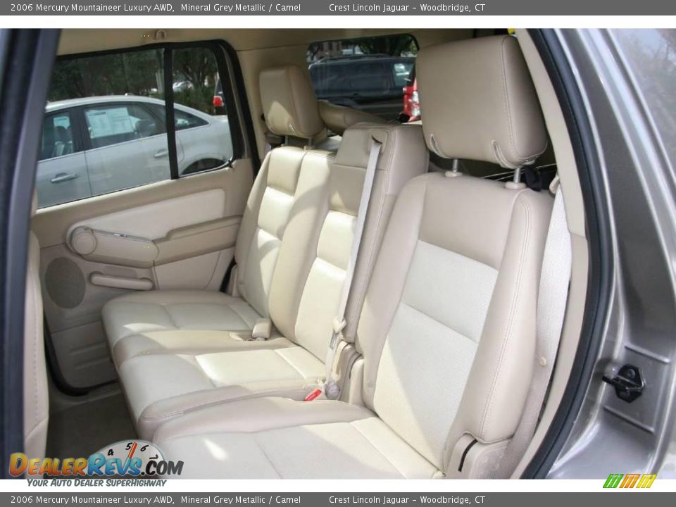 2006 Mercury Mountaineer Luxury AWD Mineral Grey Metallic / Camel Photo #13