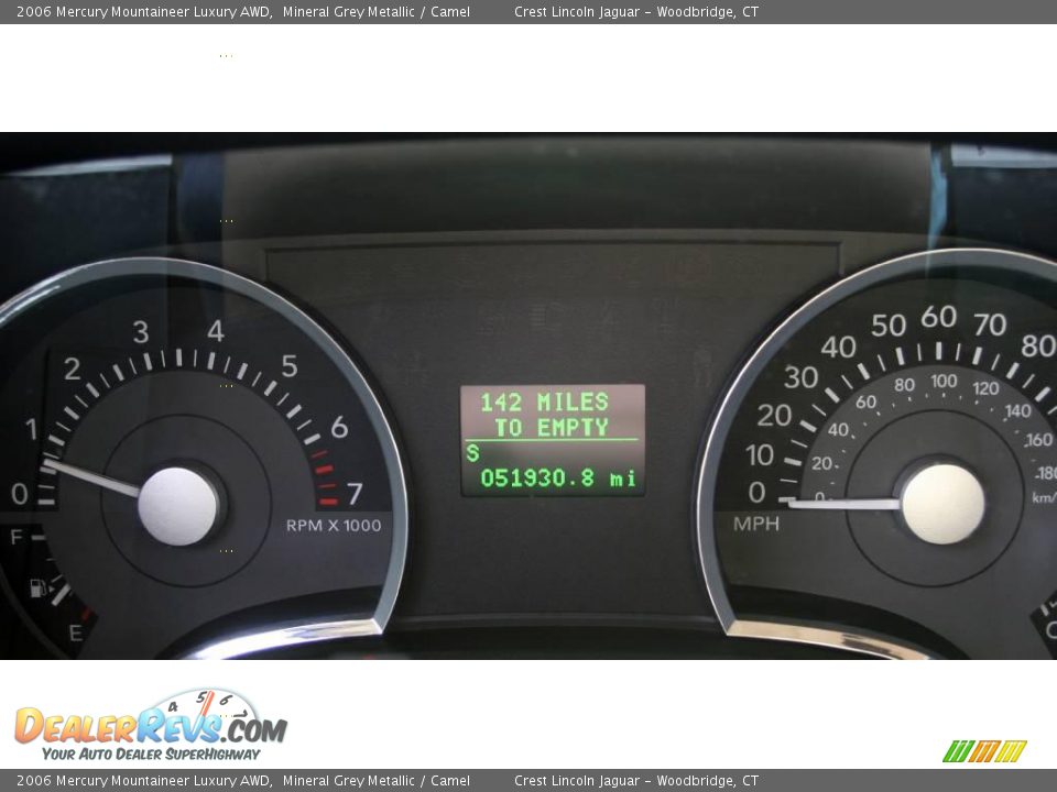 2006 Mercury Mountaineer Luxury AWD Mineral Grey Metallic / Camel Photo #18