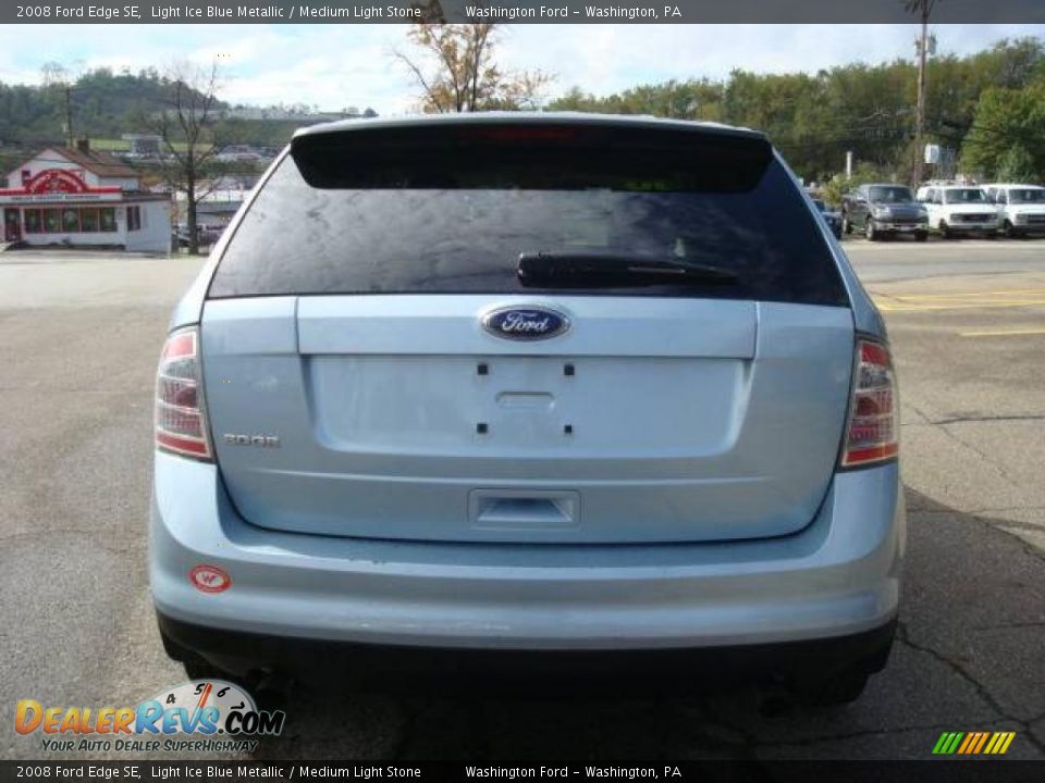 2008 Ford Edge SE Light Ice Blue Metallic / Medium Light Stone Photo #3