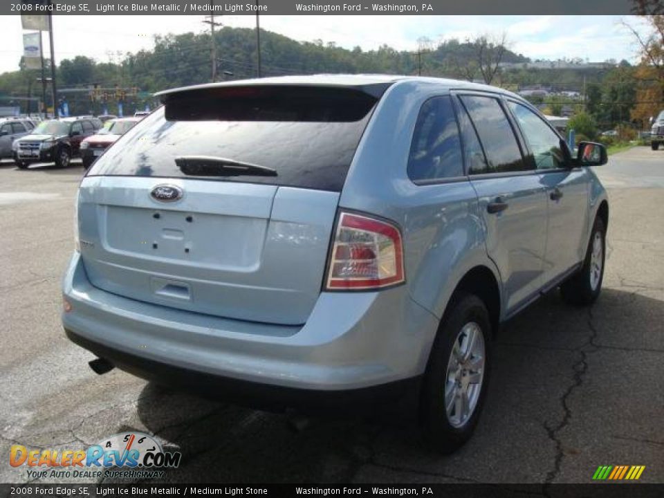 2008 Ford Edge SE Light Ice Blue Metallic / Medium Light Stone Photo #4