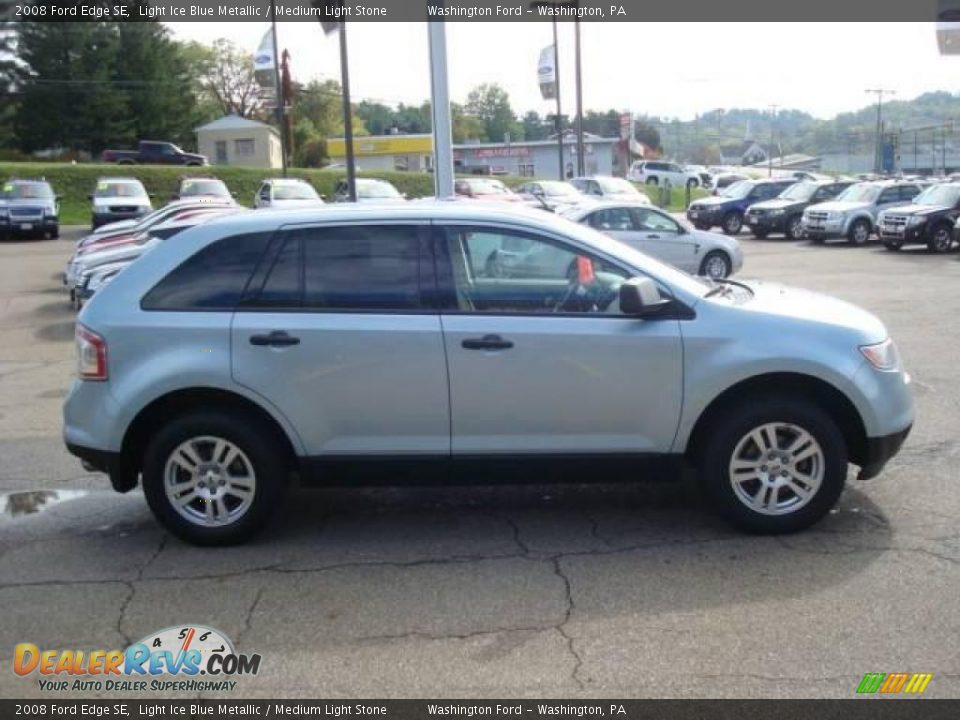 2008 Ford Edge SE Light Ice Blue Metallic / Medium Light Stone Photo #5