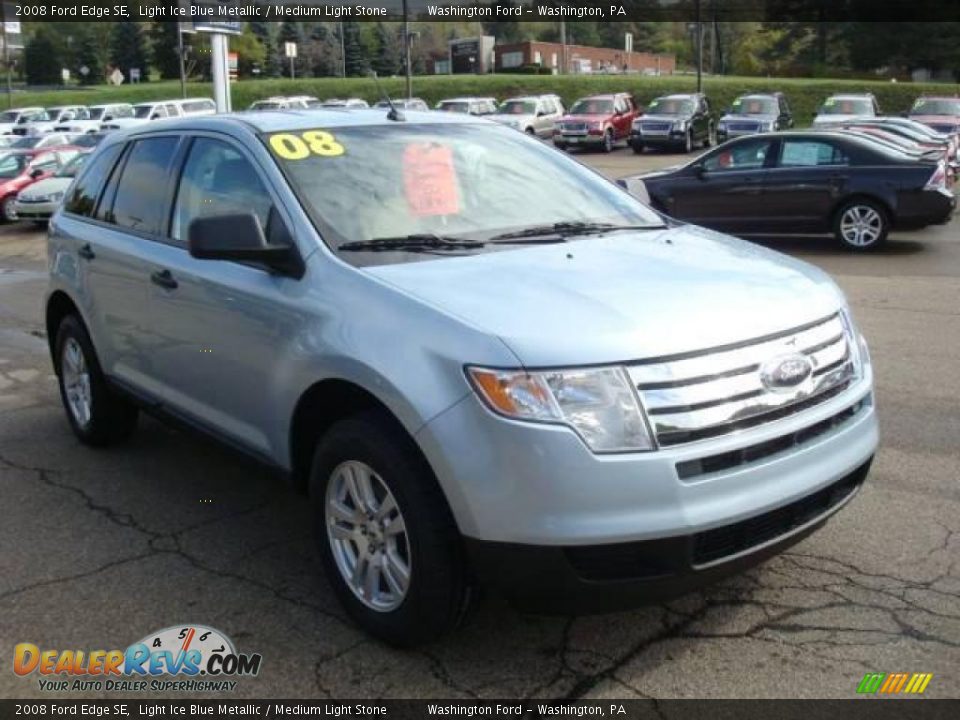 2008 Ford Edge SE Light Ice Blue Metallic / Medium Light Stone Photo #6