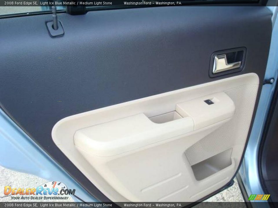 2008 Ford Edge SE Light Ice Blue Metallic / Medium Light Stone Photo #13