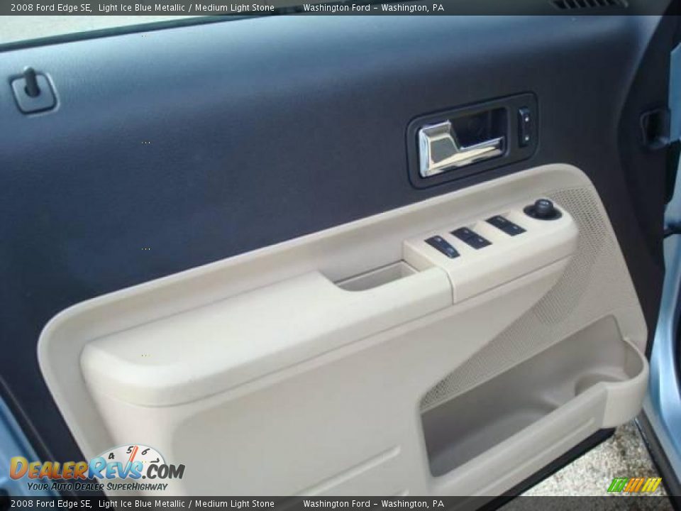 2008 Ford Edge SE Light Ice Blue Metallic / Medium Light Stone Photo #14