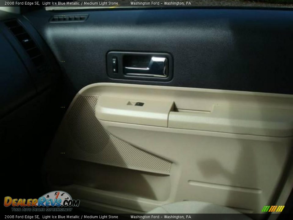 2008 Ford Edge SE Light Ice Blue Metallic / Medium Light Stone Photo #17