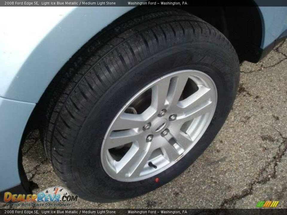 2008 Ford Edge SE Light Ice Blue Metallic / Medium Light Stone Photo #18