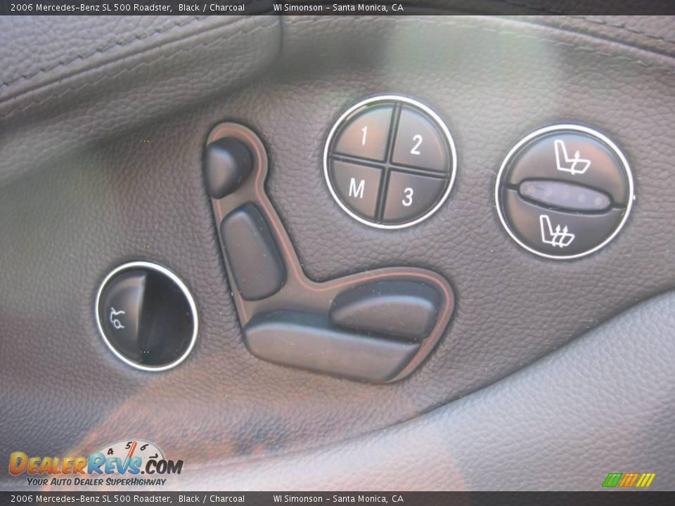 2006 Mercedes-Benz SL 500 Roadster Black / Charcoal Photo #9
